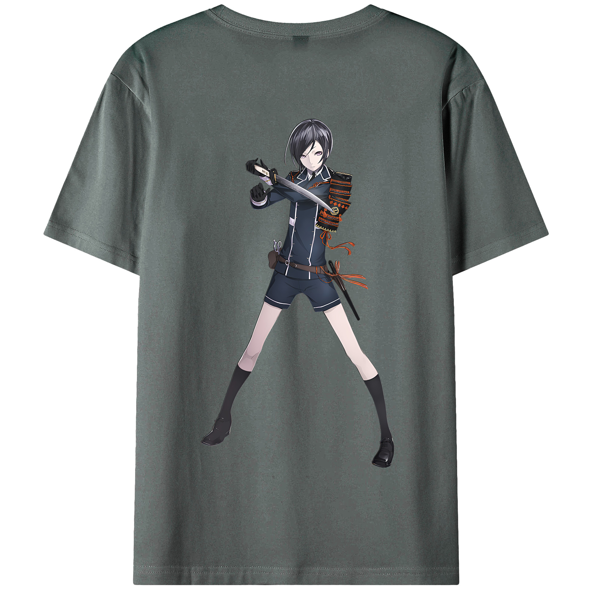 （画像用） 刀剣乱舞 Touken Ranbu 綿100％半袖Tシャツ（背面プリント）